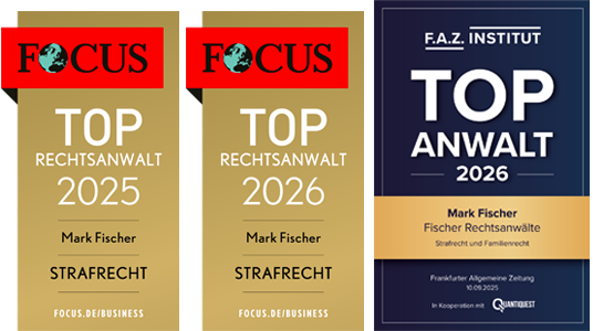 FOCUS und FAZ - Top Rechtsanwalt 2025 und 2026
